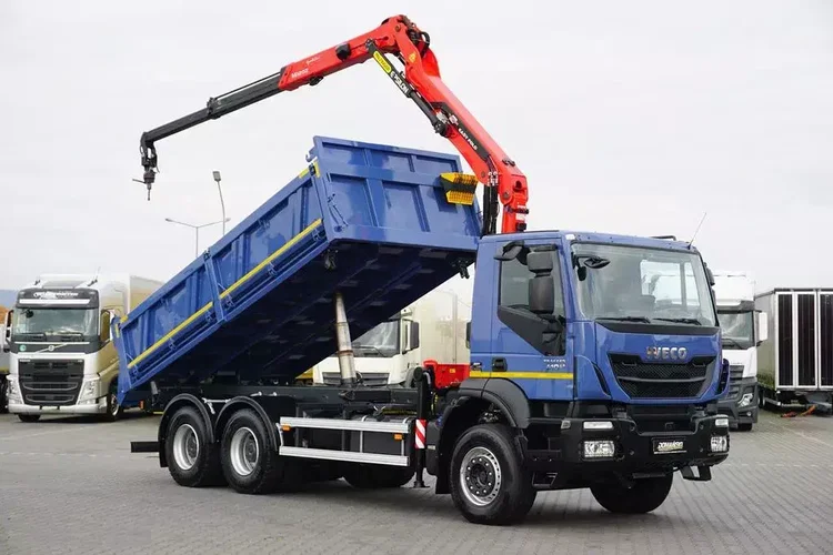 Iveco TRAKKER / 380T41 / E 6 / WYWROTKA + HDS / 6 X 4 / ROTATOR zdjęcie 2