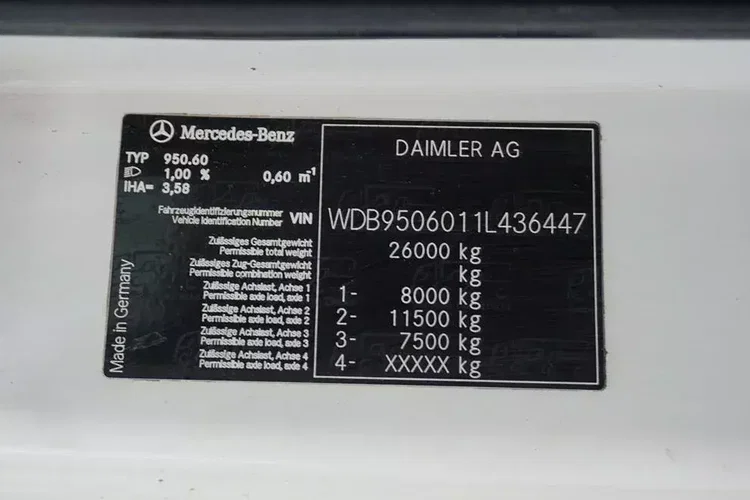 Mercedes AXOR / 2533 / 6 X 2 / E 5 / ASENIZACYJNY / OŚ SKRĘTNA zdjęcie 11