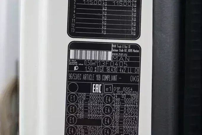 MAN TGX / 18.430 / E 6 / GX / FIRANKA / 21 PALET / DŁ. 8, 5 M zdjęcie 11