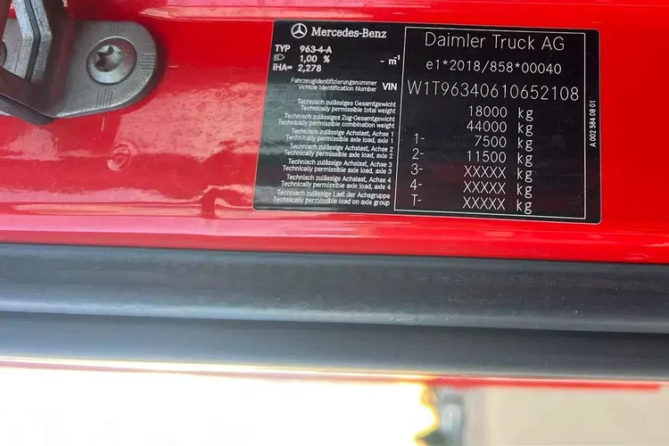 Mercedes ACTROS L prokontraktowy zdjęcie 10