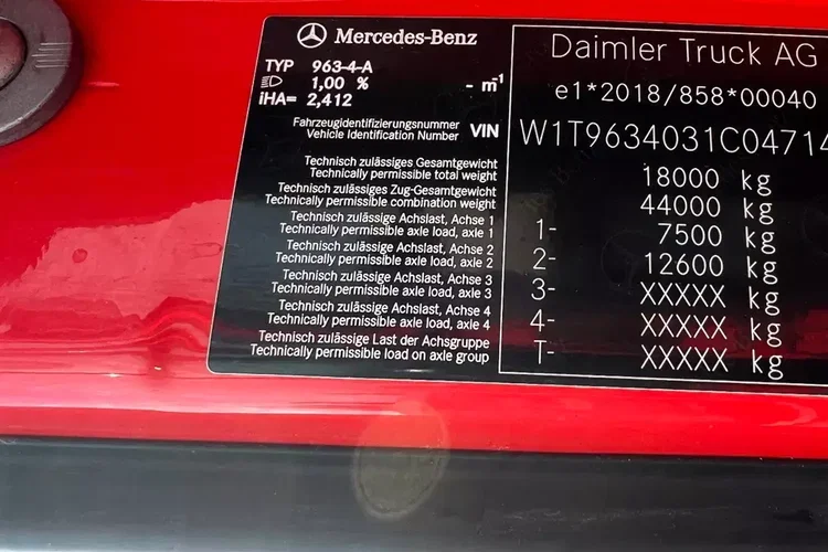 Mercedes ACTROS L MP5 zdjęcie 16