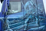 Volvo 540 XL z Niemiec aerograf TV Show Truck pełne wyposażenie skóry zdjęcie 14