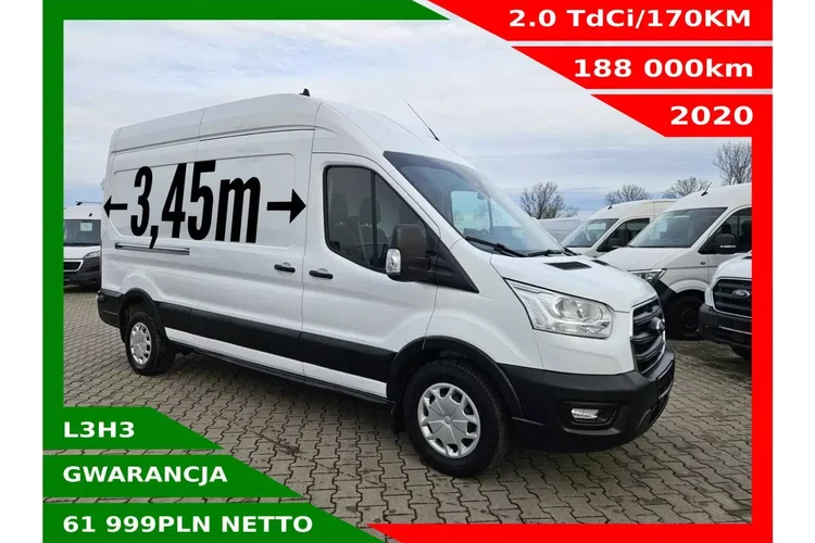 Ford transit L3H3 61999zł NETTO 2.0TdCi/170KM zdjęcie 1