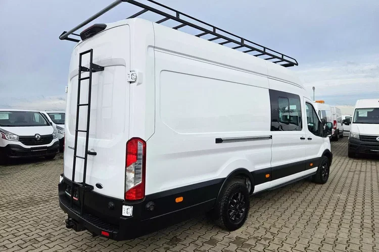 Ford transit L4H3 79900zł NETTO Zabudowa warsztatowa Brygadówka 6 osób 2.0TdCi/170KM zdjęcie 9