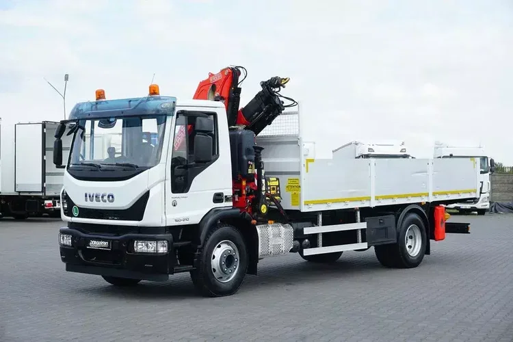 Iveco EUROCARGO / 160-21 / SKRZYNIOWY + HDS / FASSI F110 / ROTATOR / PILOT zdjęcie 2