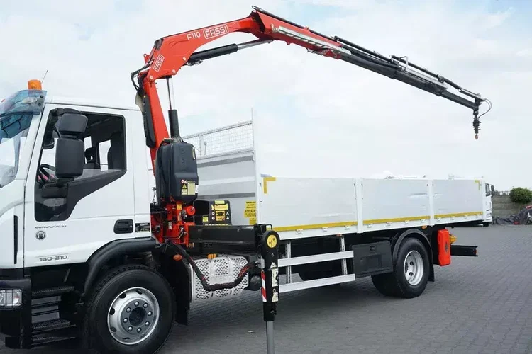 Iveco EUROCARGO / 160-21 / SKRZYNIOWY + HDS / FASSI F110 / ROTATOR / PILOT zdjęcie 21