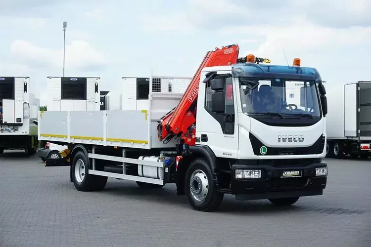 Iveco EUROCARGO / 160-21 / SKRZYNIOWY + HDS / FASSI F110 / ROTATOR / PILOT zdjęcie 3