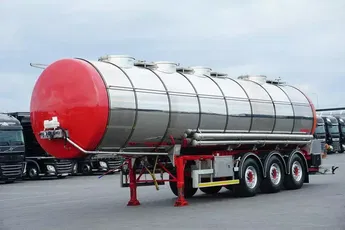 SOMMER CYSTERNA SPOZYWCZA / 28 374 LITRÓW / 4 KOMOROWA / WEBASTO / POMPA