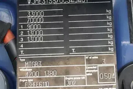 Iveco TRAKKER / 380T41 / E 6 / WYWROTKA + HDS / 6 X 4 / ROTATOR zdjęcie 11