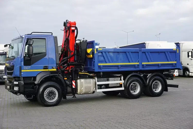 Iveco TRAKKER / 380T41 / E 6 / WYWROTKA + HDS / 6 X 4 / ROTATOR zdjęcie 27
