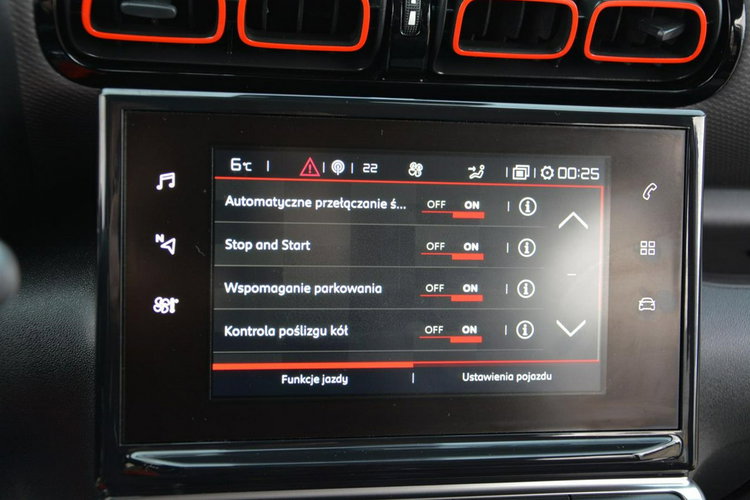 C3 Aircross 54tys przebieg Shine Red Pack Navi Kamera Ledy Relingi ASO Citroen zdjęcie 29