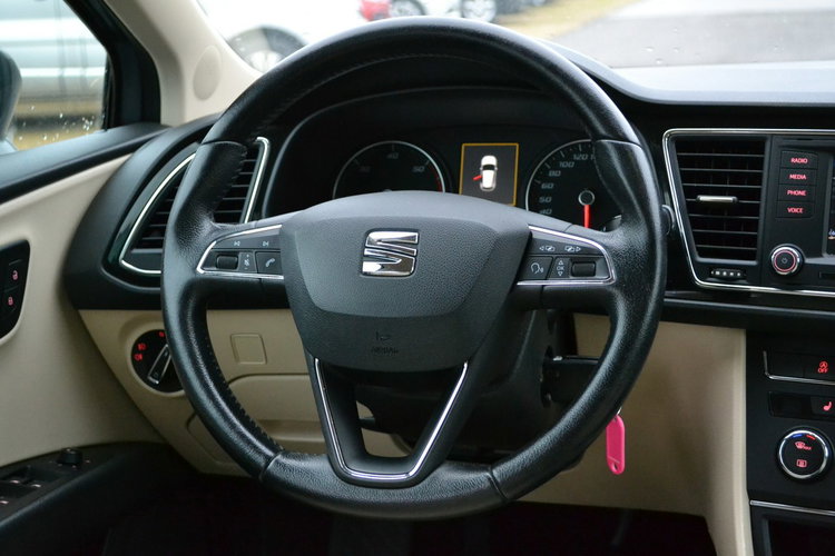 Seat Leon full LED Skórzana Tapicerka Alufelgi Podgrz. Fotele Nawigacja.Zarej zdjęcie 11