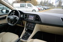 Seat Leon full LED Skórzana Tapicerka Alufelgi Podgrz. Fotele Nawigacja.Zarej zdjęcie 12