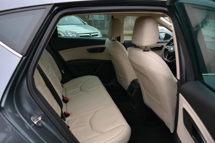 Seat Leon full LED Skórzana Tapicerka Alufelgi Podgrz. Fotele Nawigacja.Zarej zdjęcie 13