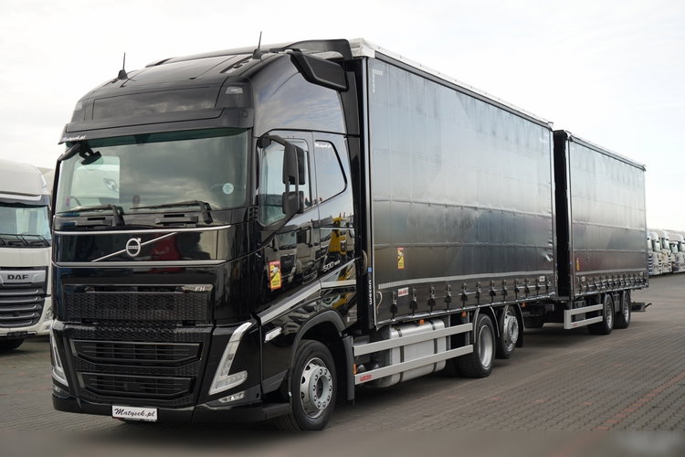 Volvo FH 500 / I-SAVE / XL / ZESTAW TANDEM PRZEJAZDOWY 120 M3 / 2023 / KLIMA POSTOJOWA / ZAWIESIE DOKI DO WÓZKA / PO ZŁOTYM KONTRAKCIE SERWISOWYM zdjęcie 3