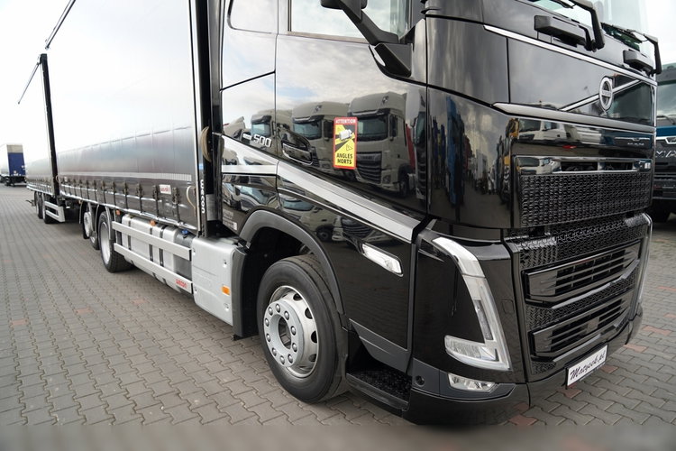 Volvo FH 500 / I-SAVE / XL / ZESTAW TANDEM PRZEJAZDOWY 120 M3 / 2023 / KLIMA POSTOJOWA / ZAWIESIE DOKI DO WÓZKA / PO ZŁOTYM KONTRAKCIE SERWISOWYM zdjęcie 7