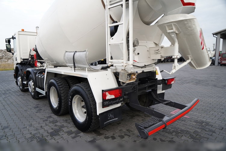 Scania P 410 / 8x4 / BETONOMIESZARKA / GRUSZKA / PUTZMEISTER / 9m3 / AUTOMAT / SKÓRY zdjęcie 13