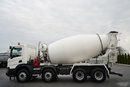Scania P 410 / 8x4 / BETONOMIESZARKA / GRUSZKA / PUTZMEISTER / 9m3 / AUTOMAT / SKÓRY zdjęcie 3