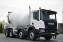 Scania P 410 / 8x4 / BETONOMIESZARKA / GRUSZKA / PUTZMEISTER / 9m3 / AUTOMAT / SKÓRY zdjęcie 7