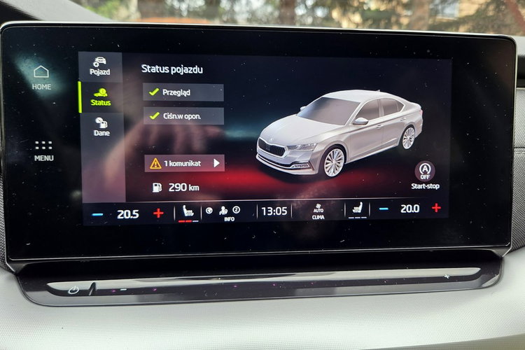 Skoda Octavia 1.5 TSI 150 KM, ACT, STYLE Salon PL, serwis ASO, F.VAT23, leasing zdjęcie 30