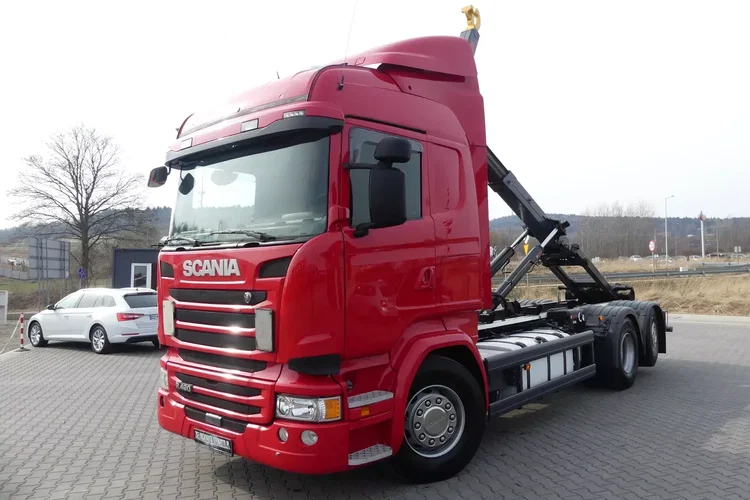 Scania R 490 / 6x2 / HAKOWIEC / HIAB MULTILIFT / RETARDER / EURO 6 / zdjęcie 1