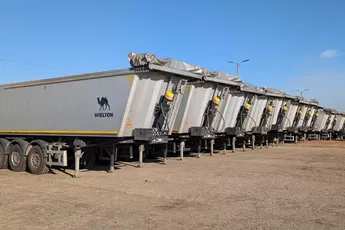 Wielton NW-3 / waga 6.2 t / poj. 38m3 / elek. dach / Teflon / 20 naczep r.2022