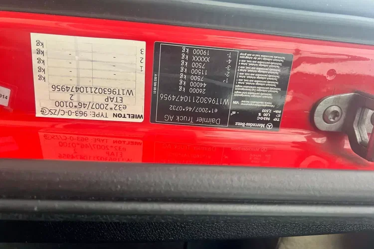 Mercedes 2545 Bigspace , firanka , zdjęcie 47