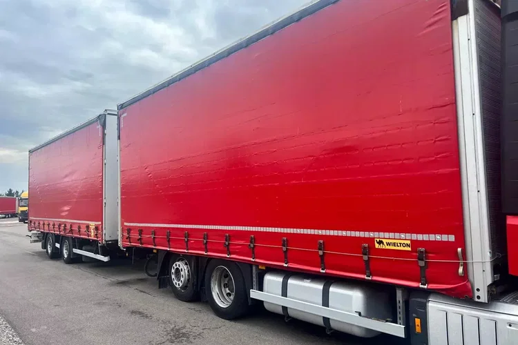 Mercedes ACTROS 2545 MP5 euro6 6x2 jumbo zestaw 120m 38palet zdjęcie 43