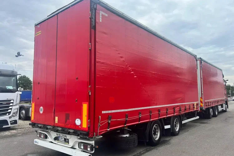 Mercedes ACTROS 2545 MP5 euro6 6x2 jumbo zestaw 120m 38palet zdjęcie 45