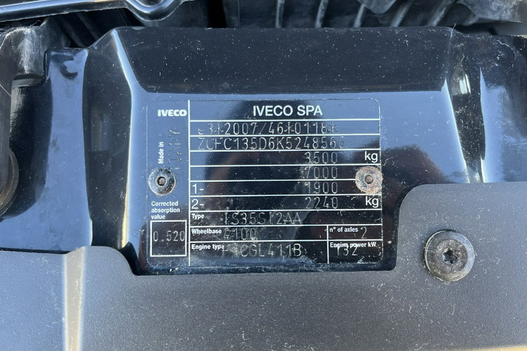 Iveco Daily 35S18 Firana 8-palet + Drzwi Tylne 3.0/180 GWARANCJA zdjęcie 20