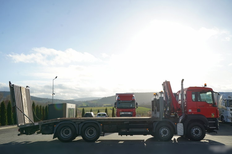 MAN TGS 35.360 / 8x2-4 / LAWETA + HDS HIAB 166 E-2 / 4 OSIOWY / NAJAZDY HYDRAULICZNE / WCIĄGARKA / POMOC DROGOWA / opony 100% zdjęcie 15