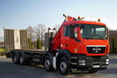 MAN TGS 35.360 / 8x2-4 / LAWETA + HDS HIAB 166 E-2 / 4 OSIOWY / NAJAZDY HYDRAULICZNE / WCIĄGARKA / POMOC DROGOWA / opony 100% zdjęcie 16