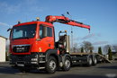 MAN TGS 35.360 / 8x2-4 / LAWETA + HDS HIAB 166 E-2 / 4 OSIOWY / NAJAZDY HYDRAULICZNE / WCIĄGARKA / POMOC DROGOWA / opony 100% zdjęcie 1