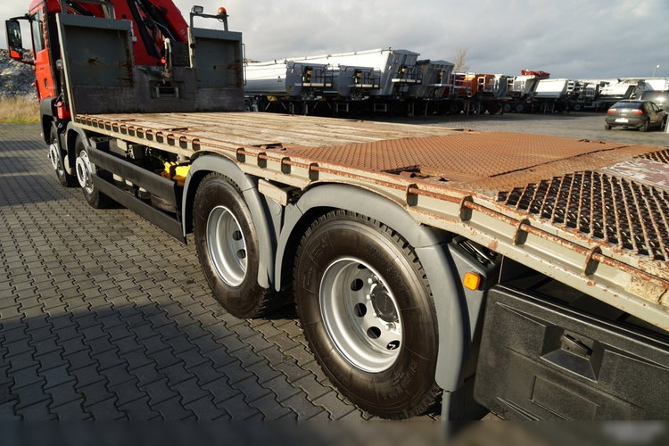 MAN TGS 35.360 / 8x2-4 / LAWETA + HDS HIAB 166 E-2 / 4 OSIOWY / NAJAZDY HYDRAULICZNE / WCIĄGARKA / POMOC DROGOWA / opony 100% zdjęcie 21