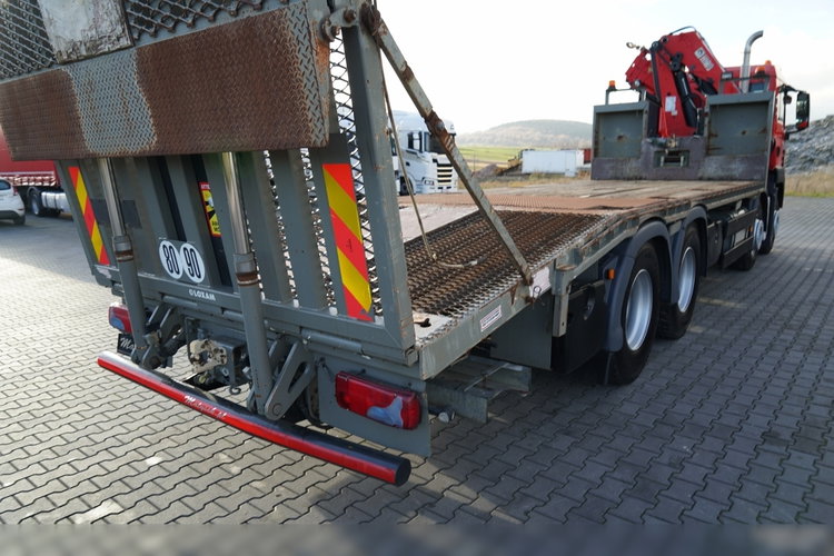 MAN TGS 35.360 / 8x2-4 / LAWETA + HDS HIAB 166 E-2 / 4 OSIOWY / NAJAZDY HYDRAULICZNE / WCIĄGARKA / POMOC DROGOWA / opony 100% zdjęcie 24