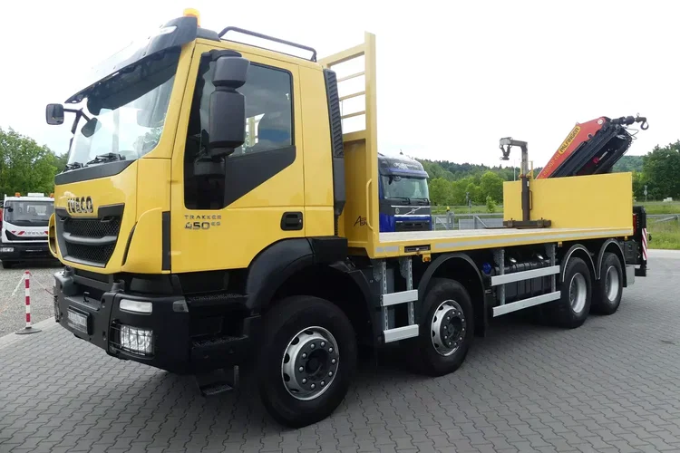 Iveco TRAKKER 450 / 8x4 / EURO 6 / HDS PALFINGER PK 22002-EH / NISKI PRZEBIEG / zdjęcie 12