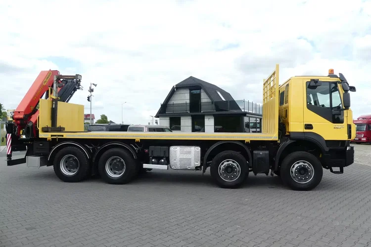 Iveco TRAKKER 450 / 8x4 / EURO 6 / HDS PALFINGER PK 22002-EH / NISKI PRZEBIEG / zdjęcie 18