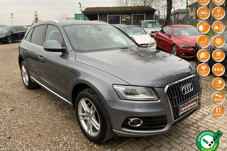 Audi Q5 2.0tdi quattro lift s-tronic ledy bi xenon asystenty 139tys km 1.r.gwa zdjęcie 1