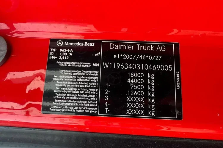Mercedes ACTROS prokontraktowy zdjęcie 35