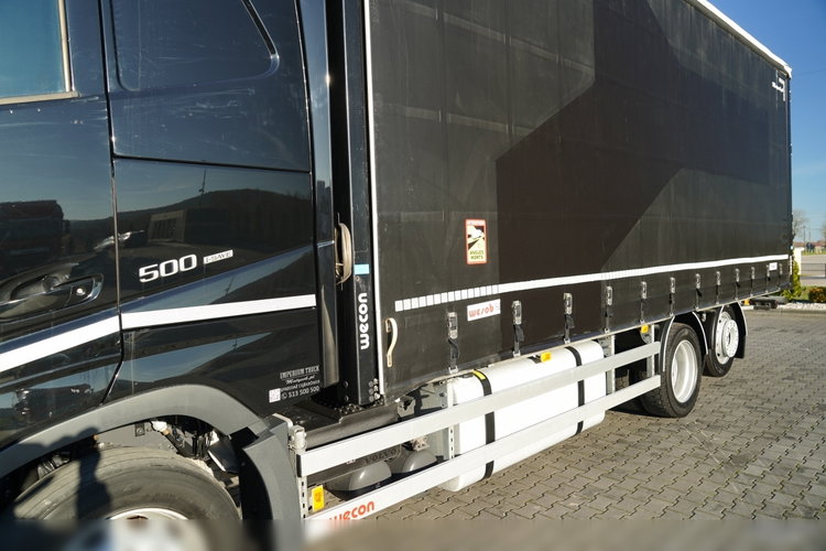 Volvo FH 500 / 6x2 / FIRANKA - 7.7 m / 2024 / KLIMA POSTOJOWA / ZAWIESIE DOKI DO WÓZKA / OŚ PODNOSZONA / ALUFELGI / zdjęcie 12
