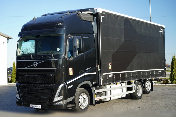 Volvo FH 500 / 6x2 / FIRANKA - 7.7 m / 2024 / KLIMA POSTOJOWA / ZAWIESIE DOKI DO WÓZKA / OŚ PODNOSZONA / ALUFELGI / zdjęcie 3