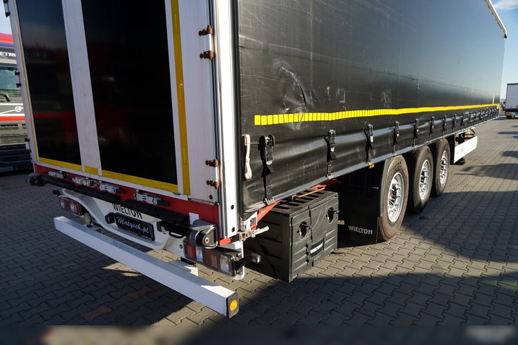 Wielton / FIRANKA STANDARD / MULDA DO STALI - 9 M / OŚ PODNOSZONA / SAF / MAŁO UŻYWANA  zdjęcie 13