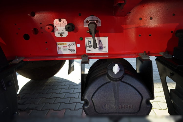 Wielton / FIRANKA STANDARD / MULDA DO STALI - 9 M / OŚ PODNOSZONA / SAF / MAŁO UŻYWANA  zdjęcie 22