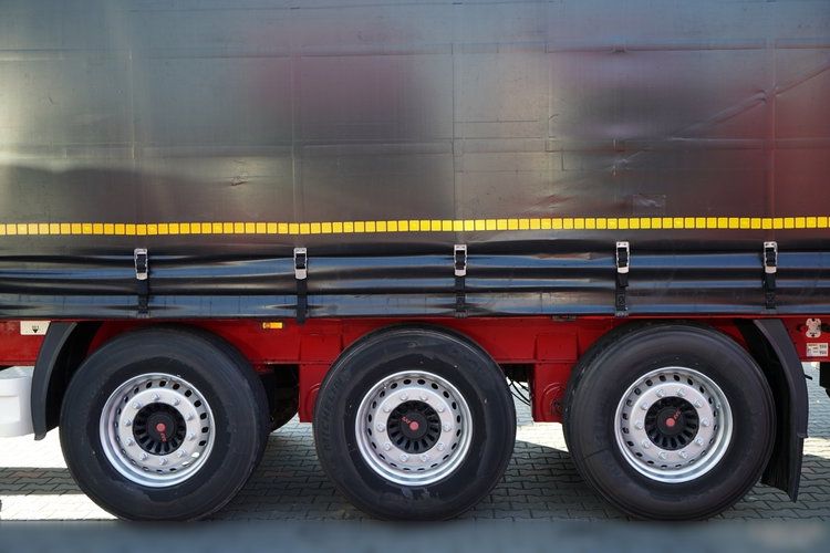 Wielton / FIRANKA STANDARD / MULDA DO STALI - 9 M / OŚ PODNOSZONA / SAF / MAŁO UŻYWANA  zdjęcie 26