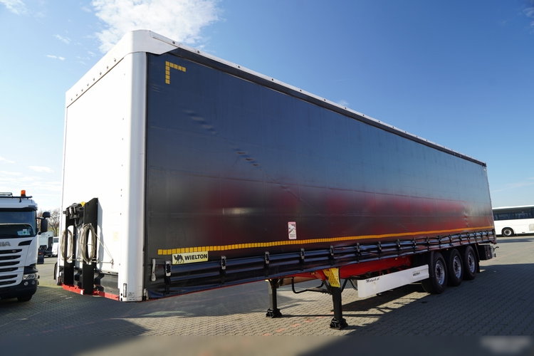 Wielton / FIRANKA STANDARD / MULDA DO STALI - 9 M / OŚ PODNOSZONA / SAF / MAŁO UŻYWANA  zdjęcie 4