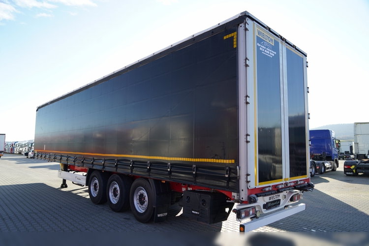 Wielton / FIRANKA STANDARD / MULDA DO STALI - 9 M / OŚ PODNOSZONA / SAF / MAŁO UŻYWANA  zdjęcie 5