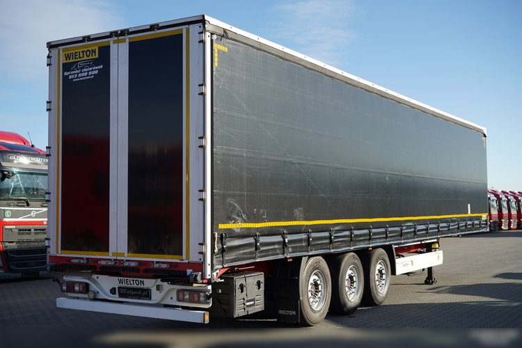 Wielton / FIRANKA STANDARD / MULDA DO STALI - 9 M / OŚ PODNOSZONA / SAF / MAŁO UŻYWANA  zdjęcie 8