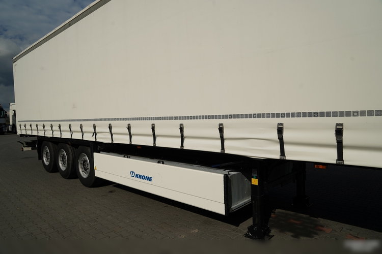 Krone FIRANKA / KOSZ NA PALETY / 2 OSIE PODNOSZONE / 2024 ROK / MAŁO UŻYWANA zdjęcie 9