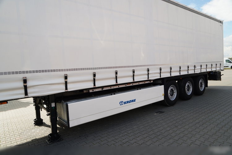 Krone FIRANKA / KOSZ NA PALETY / 2 OSIE PODNOSZONE / 2024 ROK / MAŁO UŻYWANA zdjęcie 10