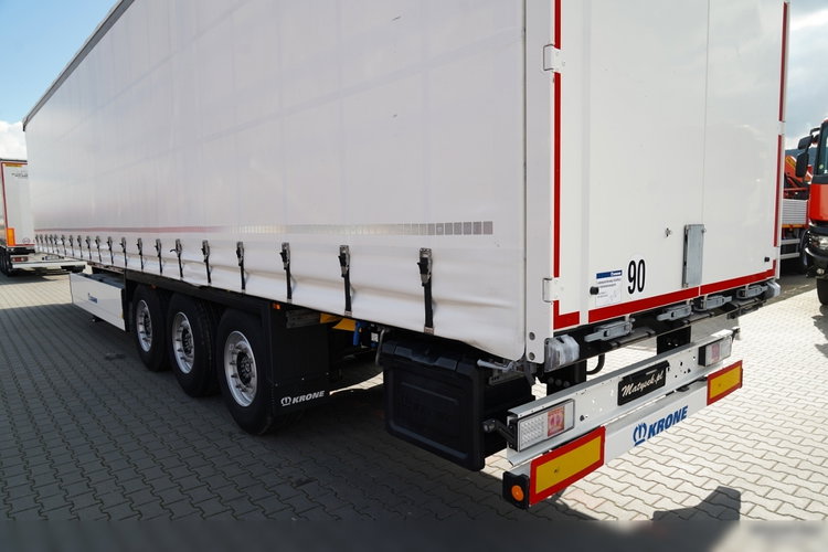 Krone FIRANKA / KOSZ NA PALETY / 2 OSIE PODNOSZONE / 2024 ROK / MAŁO UŻYWANA zdjęcie 11